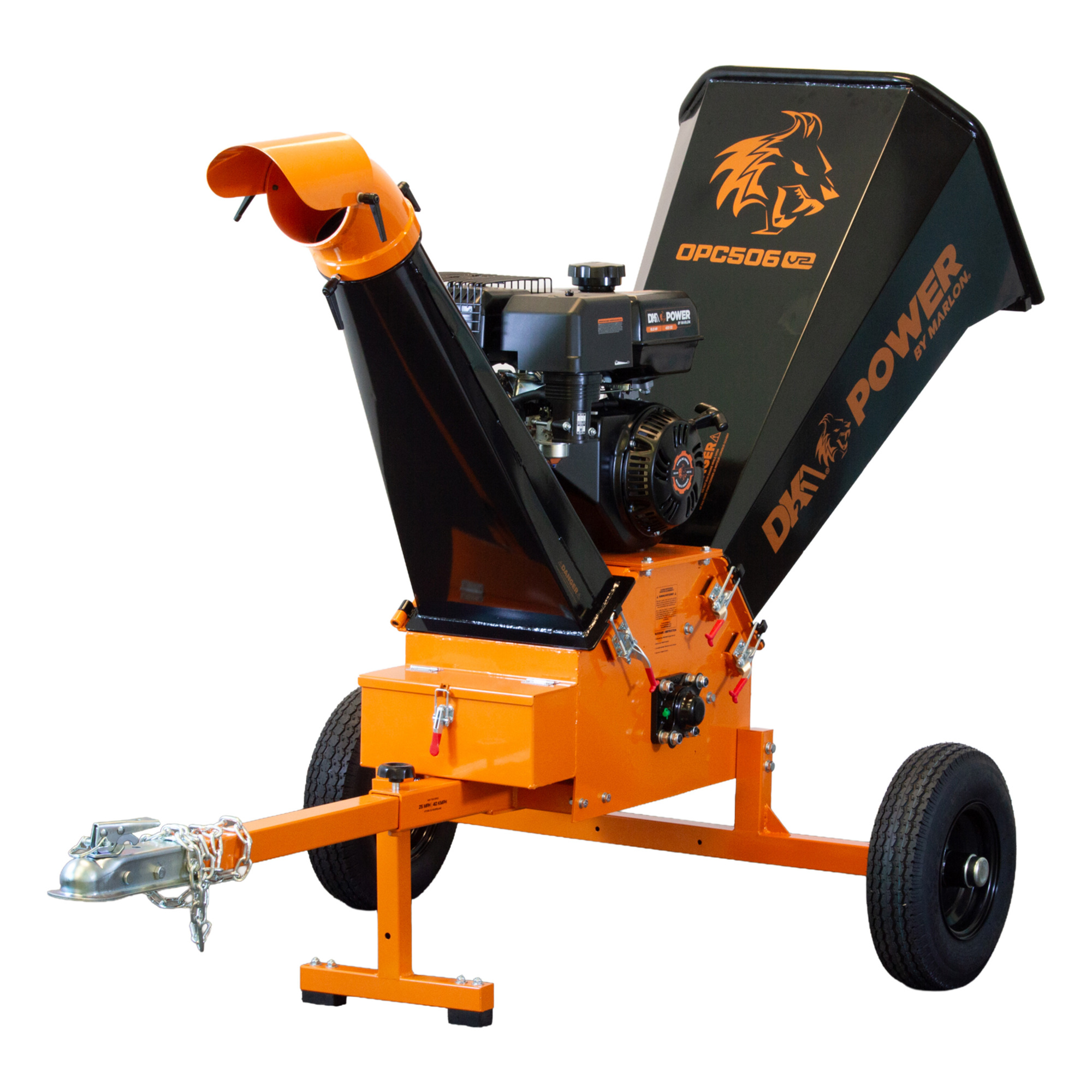 DK2 Power V2 Series Chipper Shredder — 6in., 15 HP, 420cc, Tow-Behind, Model# OPC506-V2